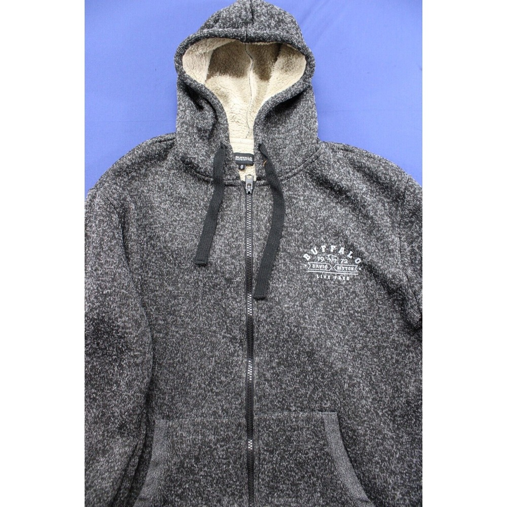 Buffalo David Bitton Fleece‎ Jacket Full Zip Size Medium